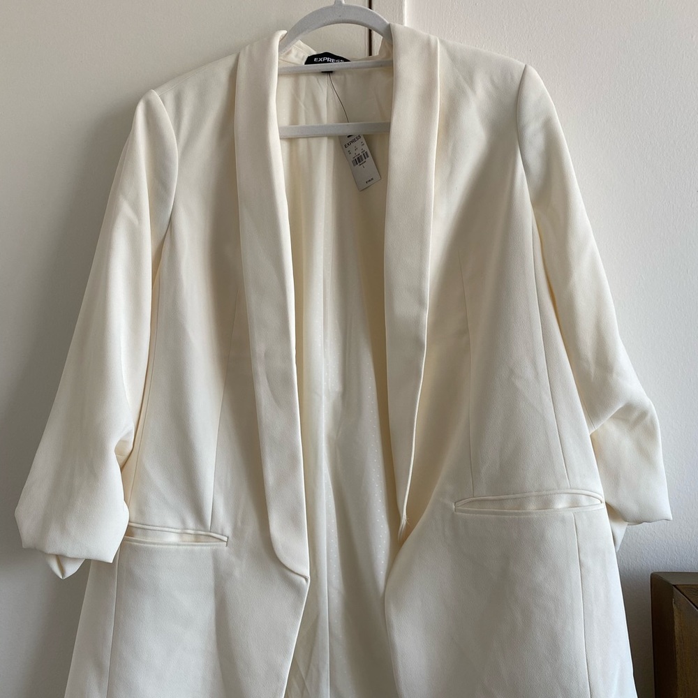 Express White/Cream Blazer